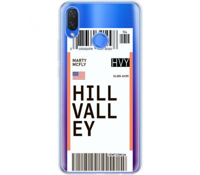 Силіконовий чохол BoxFace Huawei P Smart Plus Ticket Hill Valley (34975-cc94)
