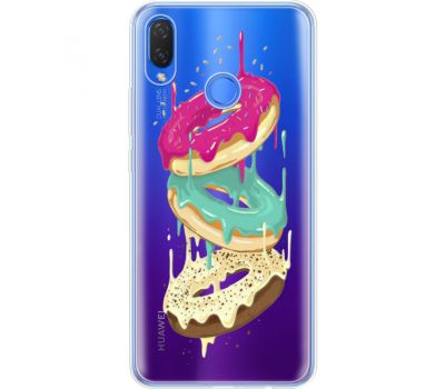 Силіконовий чохол BoxFace Huawei P Smart Plus Donuts (34975-cc7)