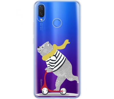 Силіконовий чохол BoxFace Huawei P Smart Plus Happy Bear (34975-cc10)