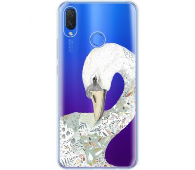 Силіконовий чохол BoxFace Huawei P Smart Plus Swan (34975-cc24)