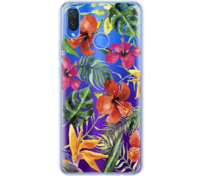 Силіконовий чохол BoxFace Huawei P Smart Plus Tropical Flowers (34975-cc43)