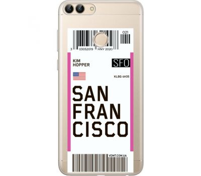 Силіконовий чохол BoxFace Huawei P Smart Ticket  San Francisco (34988-cc79)