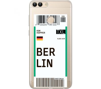 Силіконовий чохол BoxFace Huawei P Smart Ticket Berrlin (34988-cc80)