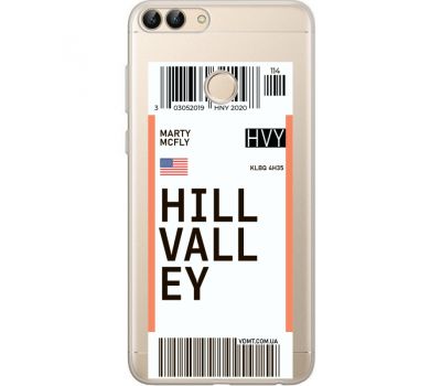 Силіконовий чохол BoxFace Huawei P Smart Ticket Hill Valley (34988-cc94)