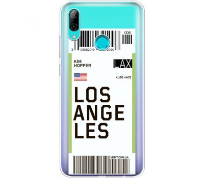 Силіконовий чохол BoxFace Huawei P Smart 2019 Ticket Los Angeles (35789-cc85)