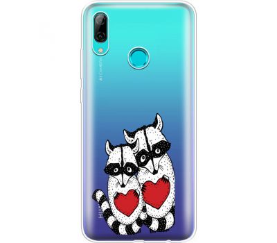 Силіконовий чохол BoxFace Huawei P Smart 2019 Raccoons in love (35789-cc29)