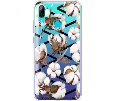 Силіконовий чохол BoxFace Huawei P Smart 2019 Cotton flowers (35789-cc50)