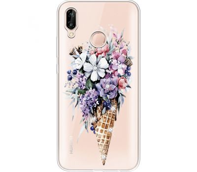 Силіконовий чохол BoxFace Huawei P20 Lite Ice Cream Flowers (934991-rs17)