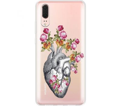 Силіконовий чохол BoxFace Huawei P20 Heart (935581-rs11)