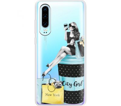 Силіконовий чохол BoxFace Huawei P30 City Girl (36852-cc56)