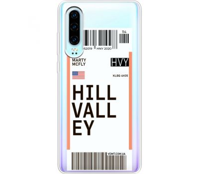 Силіконовий чохол BoxFace Huawei P30 Ticket Hill Valley (36852-cc94)