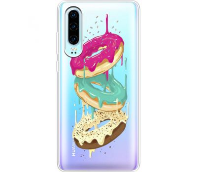 Силіконовий чохол BoxFace Huawei P30 Donuts (36852-cc7)