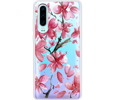 Силіконовий чохол BoxFace Huawei P30 Pink Magnolia (36852-cc37)