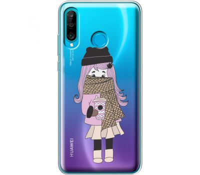 Силіконовий чохол BoxFace Huawei P30 Lite Winter Morning Girl (36872-cc61)