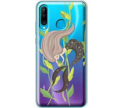 Силіконовий чохол BoxFace Huawei P30 Lite Cute Mermaid (36872-cc62)