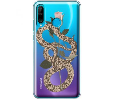 Силіконовий чохол BoxFace Huawei P30 Lite Glamor Snake (36872-cc67)