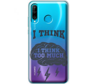 Силіконовий чохол BoxFace Huawei P30 Lite Think (36872-cc46)