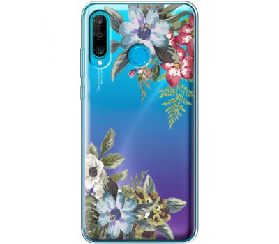 Силіконовий чохол BoxFace Huawei P30 Lite Floral (36872-cc54)