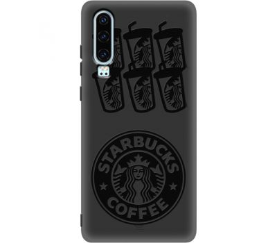 Силіконовий чохол BoxFace Huawei P30 Black Coffee (37049-bk41)