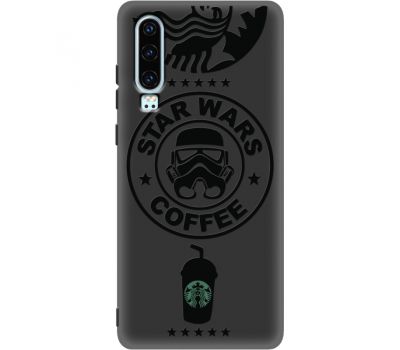 Силіконовий чохол BoxFace Huawei P30 Dark Coffee (37049-bk42)