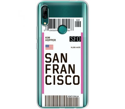 Силіконовий чохол BoxFace Huawei P Smart Z Ticket  San Francisco (37382-cc79)