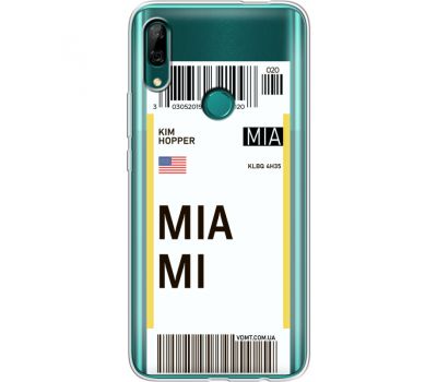 Силіконовий чохол BoxFace Huawei P Smart Z Ticket Miami (37382-cc81)