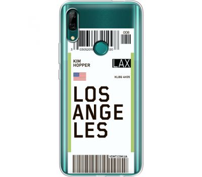 Силіконовий чохол BoxFace Huawei P Smart Z Ticket Los Angeles (37382-cc85)