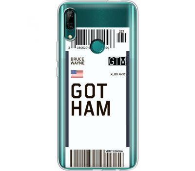Силіконовий чохол BoxFace Huawei P Smart Z Ticket Gotham (37382-cc92)