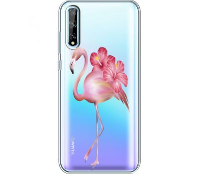Силіконовий чохол BoxFace Huawei P Smart S Floral Flamingo (40354-cc12)