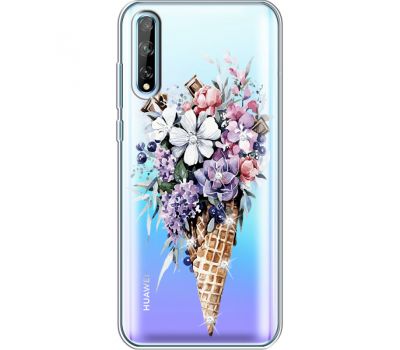 Силіконовий чохол BoxFace Huawei P Smart S Ice Cream Flowers (940354-rs17)