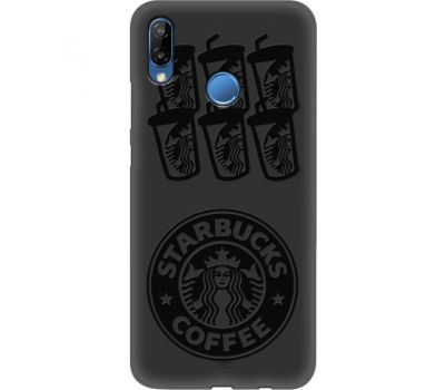 Силіконовий чохол BoxFace Huawei P20 Lite Black Coffee (35158-bk41)
