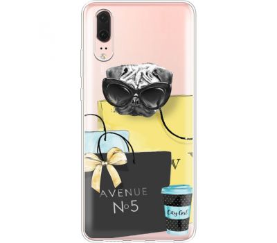 Силіконовий чохол BoxFace Huawei P20 Fashion Pug (35581-cc55)