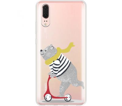 Силіконовий чохол BoxFace Huawei P20 Happy Bear (35581-cc10)