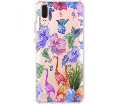 Силіконовий чохол BoxFace Huawei P20 Flamingo (35581-cc40)