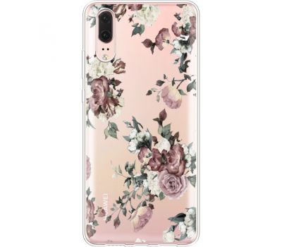 Силіконовий чохол BoxFace Huawei P20 Roses (35581-cc41)