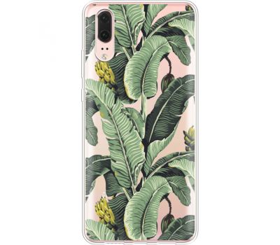 Силіконовий чохол BoxFace Huawei P20 Banana Leaves (35581-cc28)