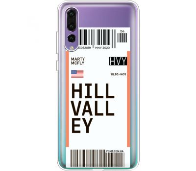 Силіконовий чохол BoxFace Huawei P20 Pro Ticket Hill Valley (36195-cc94)