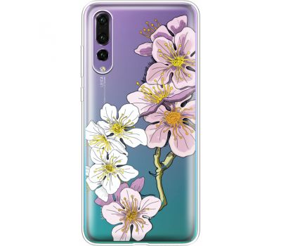 Силіконовий чохол BoxFace Huawei P20 Pro Cherry Blossom (36195-cc4)