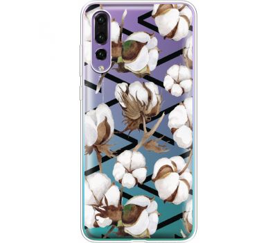 Силіконовий чохол BoxFace Huawei P20 Pro Cotton flowers (36195-cc50)