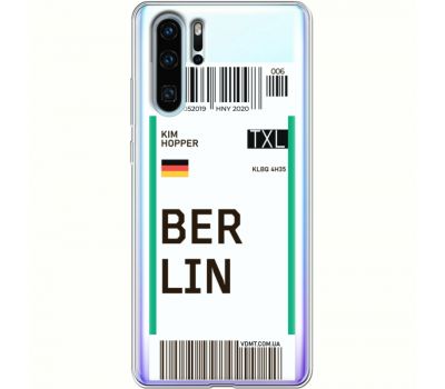 Силіконовий чохол BoxFace Huawei P30 Pro Ticket Berrlin (36856-cc80)