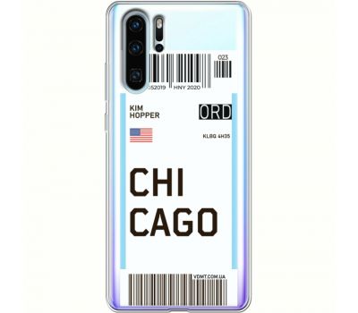 Силіконовий чохол BoxFace Huawei P30 Pro Ticket Chicago (36856-cc82)