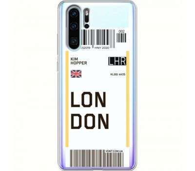 Силіконовий чохол BoxFace Huawei P30 Pro Ticket London (36856-cc83)