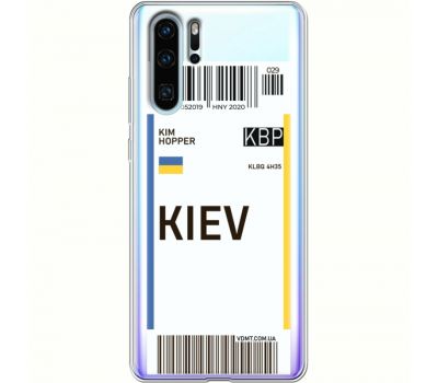 Силіконовий чохол BoxFace Huawei P30 Pro Ticket Kiev (36856-cc88)