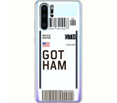 Силіконовий чохол BoxFace Huawei P30 Pro Ticket Gotham (36856-cc92)
