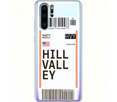 Силіконовий чохол BoxFace Huawei P30 Pro Ticket Hill Valley (36856-cc94)