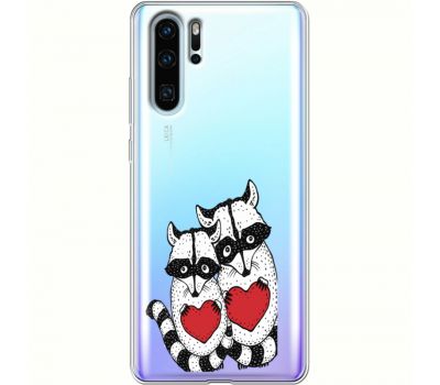 Силіконовий чохол BoxFace Huawei P30 Pro Raccoons in love (36856-cc29)