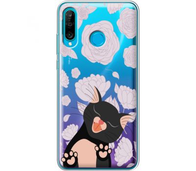 Силіконовий чохол BoxFace Huawei P30 Lite Meow (36872-cc33)