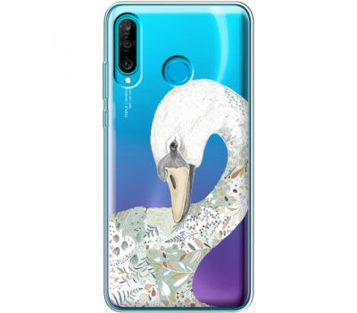 Силіконовий чохол BoxFace Huawei P30 Lite Swan (36872-cc24)