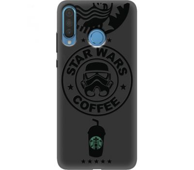 Силіконовий чохол BoxFace Huawei P30 Lite Dark Coffee (37511-bk42)