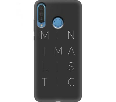 Силіконовий чохол BoxFace Huawei P30 Lite Minimalistic (37511-bk59)